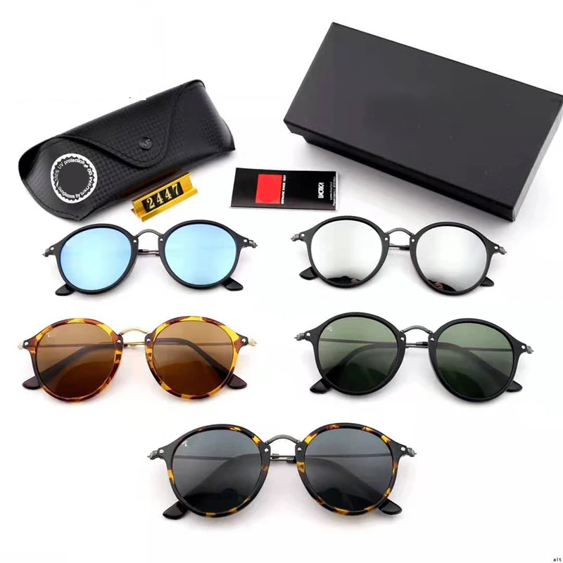 Женские и мужские солнцезащитные очки кошачий глаз винтажные Круглые