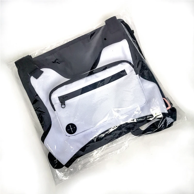 

Functional Tactical Chest Bags Streetwear Male Fanny Pack Casual Chest Rig Bag For Men Reflective Phone Waist Bag HipHop Vest
