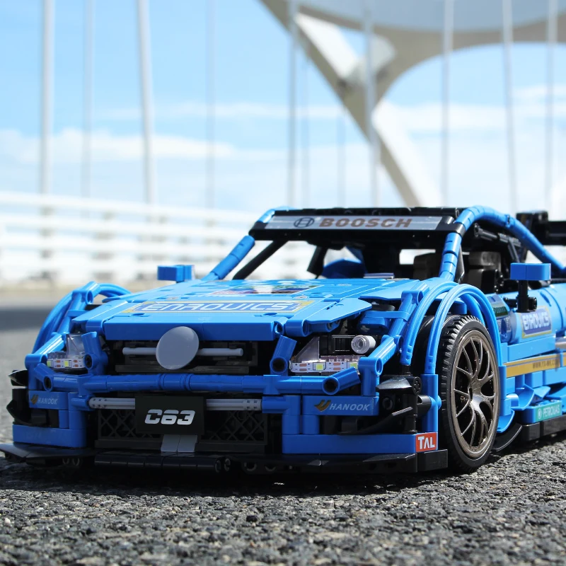 RC строительные блоки для спортивных автомобилей совместимы с Lepining City Technic series MOC