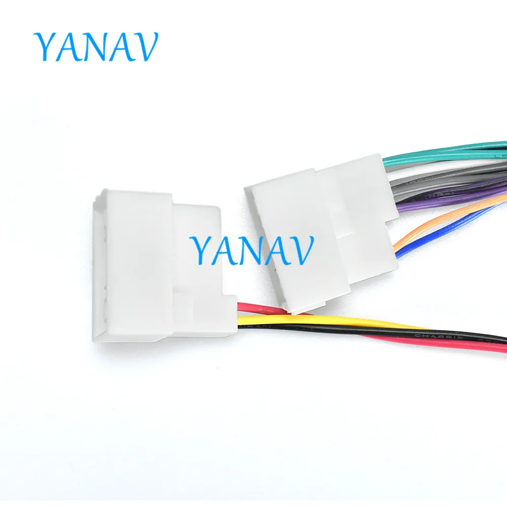 12-033 ISO RADIO ADAPTER CABLE FOR HYUNDAL iX-35 Solaris i-25 Verna Accent 2010+/KIA Sportage 2010+Rio 2011+ Car Stereo Radio I |