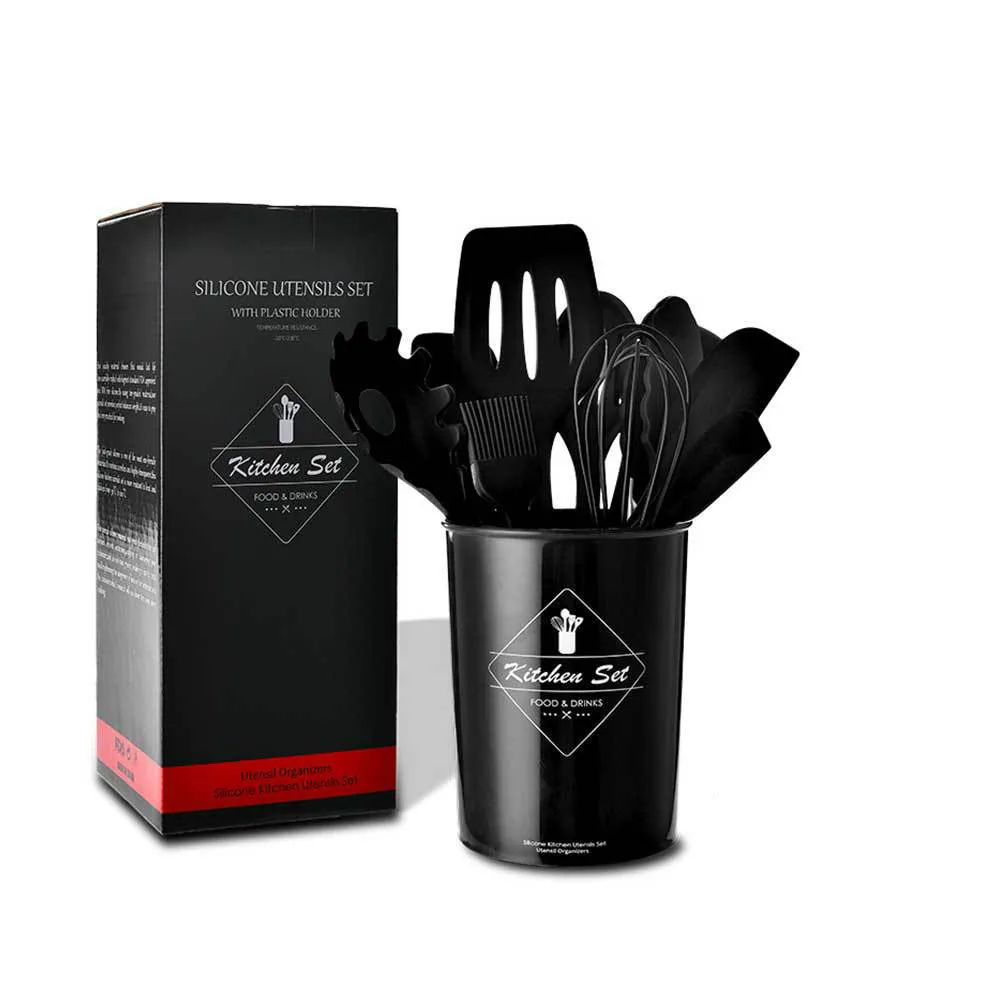 11 шт костюм антипригарный Тернер силиконовые кухонные принадлежности Кухонные