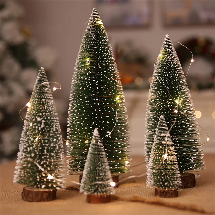 

Christmas Tree arbol de navidad New Year's Mini Christmas Tree Small Pine Tree adornos de navidad Desktop Mini Christmas Decor