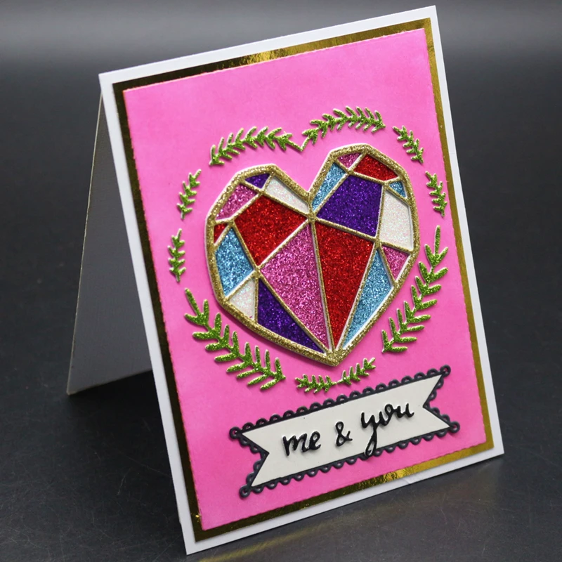 YINISE Metal Cutting Dies For Scrapbooking Stencils Heart Wedding DIY Paper Album Cards Making Embossing Folders Die Cuts CUT | Дом и сад