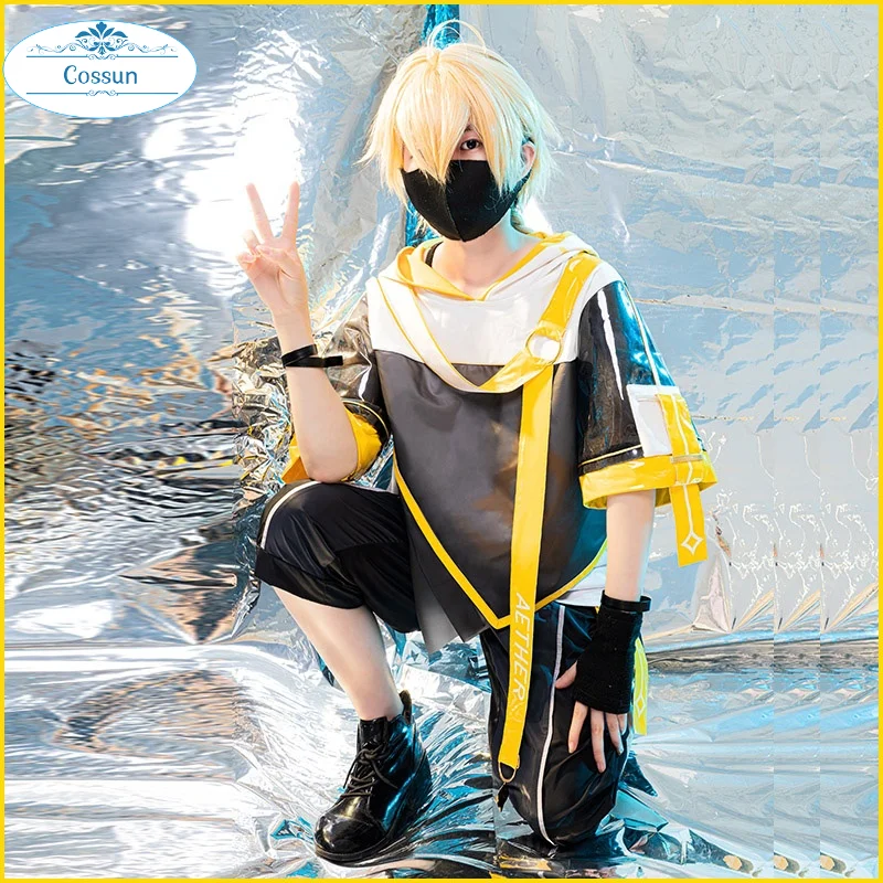 

Anime Genshin Impact Traveler Daily Fashion Clothes Hoodies Game Suit Uniform Cosplay Costume Party Outfit For Men NEW