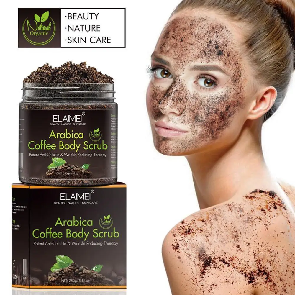 Скраб для тела Arabica Coffee крем скраб отшелушивания отбеливания увлажнения