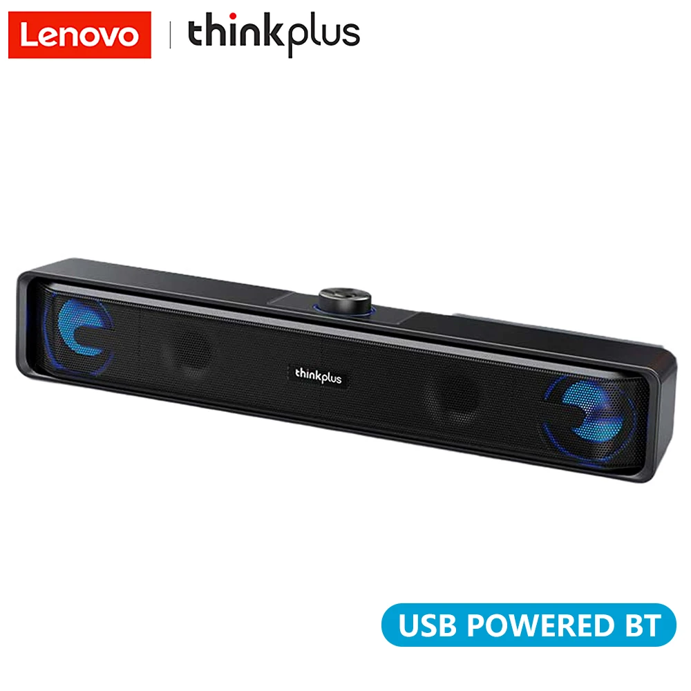 Колонка Lenovo TS32 Bluetooth 5 0 аудио кабель два режима подключения 360 ° стереозвук