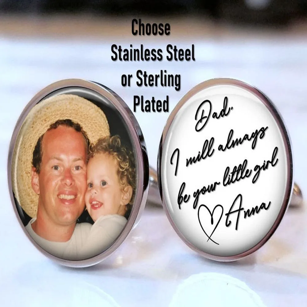 

Мужские Запонки с именем под заказ, запонки под заказ с фотографией на заказ, массивные ювелирные изделия, Подарочные запонки для рубашек