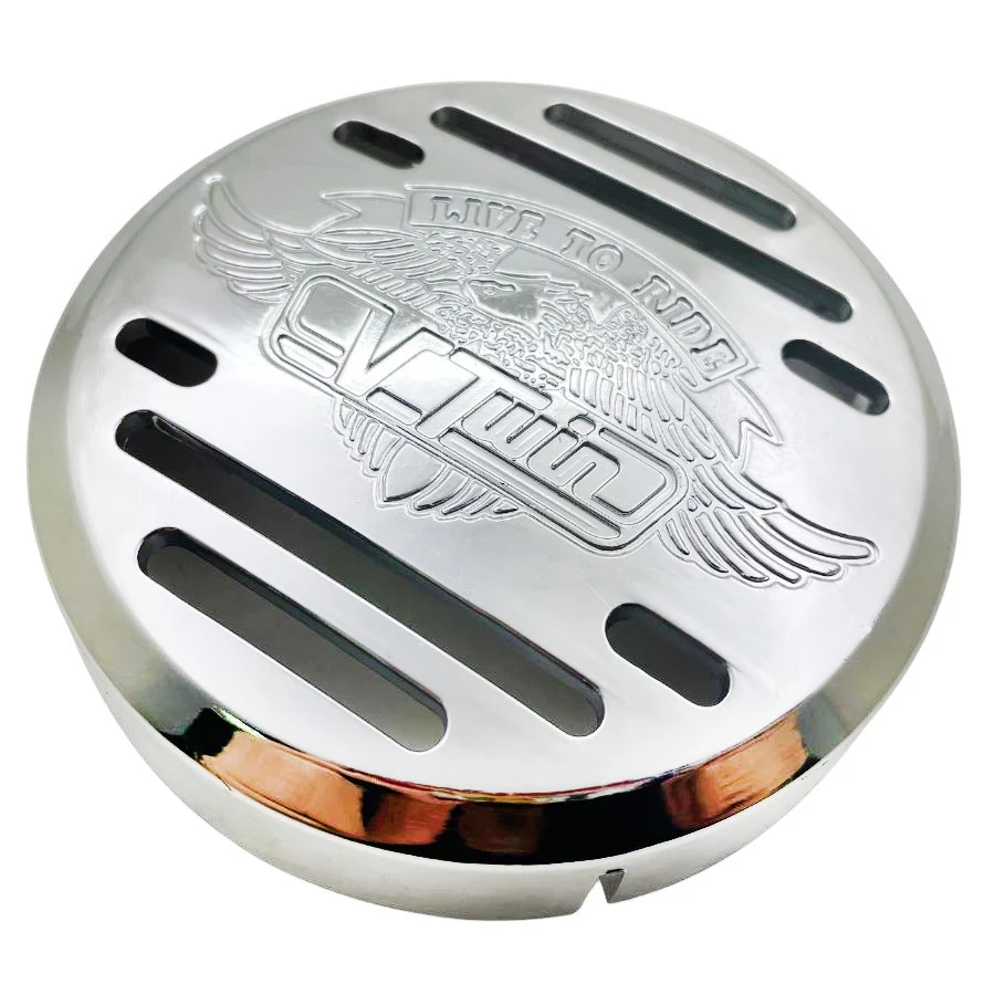 

Для Kawasaki Vulcan 800 Yamaha V-Star 650 1100 Classic Silverado Chrome ABS крышка мотоциклетного рога с узором орла запасные части