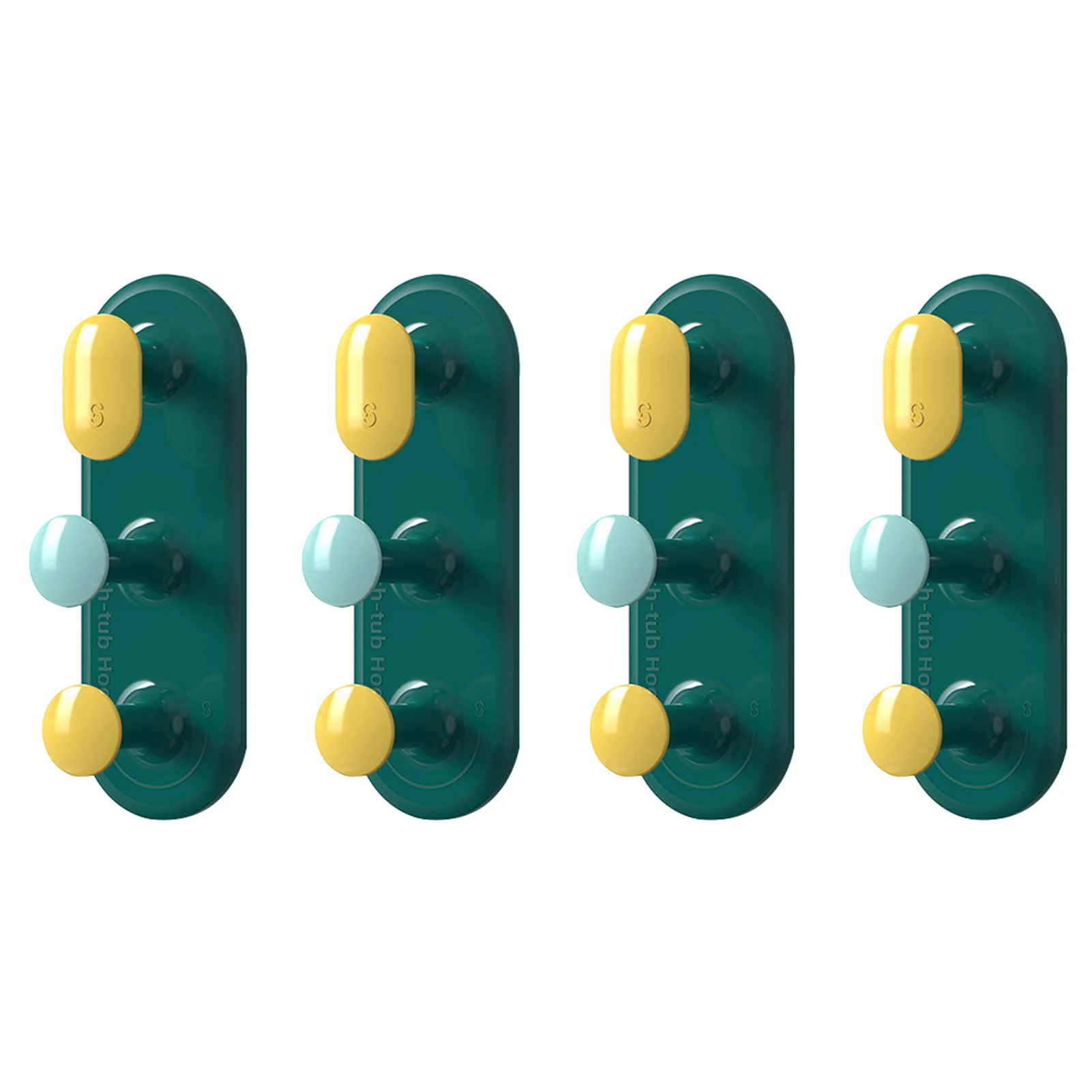 

4 шт., самоклеящиеся крючки для раковины