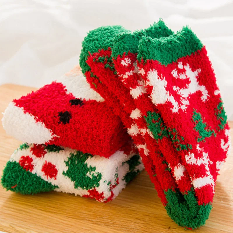 Зимние теплые носки из кораллового флиса для беременных женщин утепленные