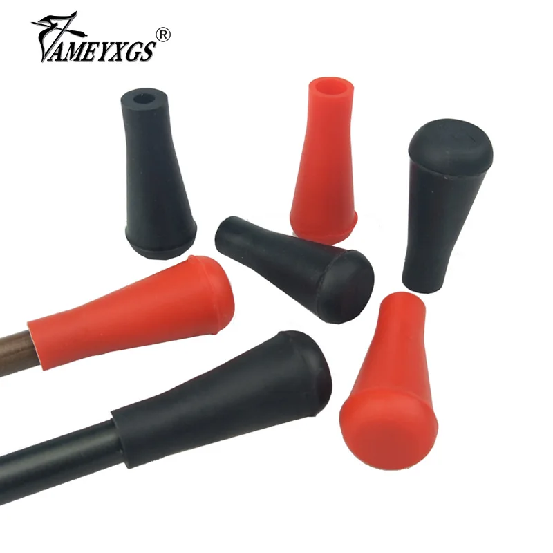 

50pcs Archery Rubber Arrowhead Safety Broadhead Target Arrow Point Tips Fit 8mm/6mm Arrow Shaft Shooting Practice Accessories