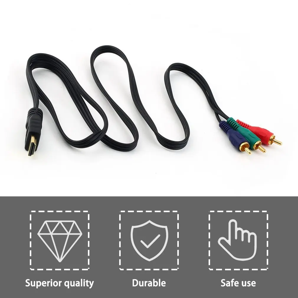 Соединительный кабель HDMI-совместимый с 3RCA 3-RCA 3 RCA для видеосъемки