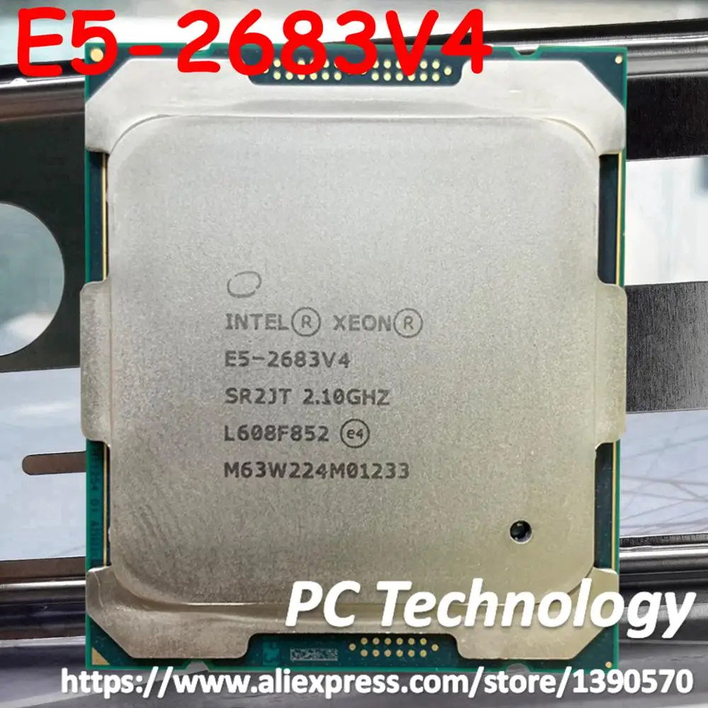 Оригинальный процессор Intel Xeon oem E5-2683V4 2 10 ГГц 16-Cores 40 Мб E5 2683 V4 LGA2011-3 120 Вт E5-2683