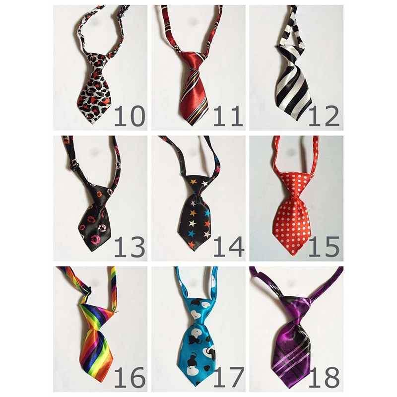1 шт./лот галстук для домашних животных аксессуары маленьких собак разные цвета