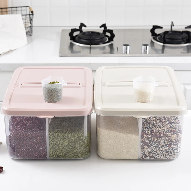 Контейнер для хранения муки и риса 24 кг герметичный пластиковый контейнер