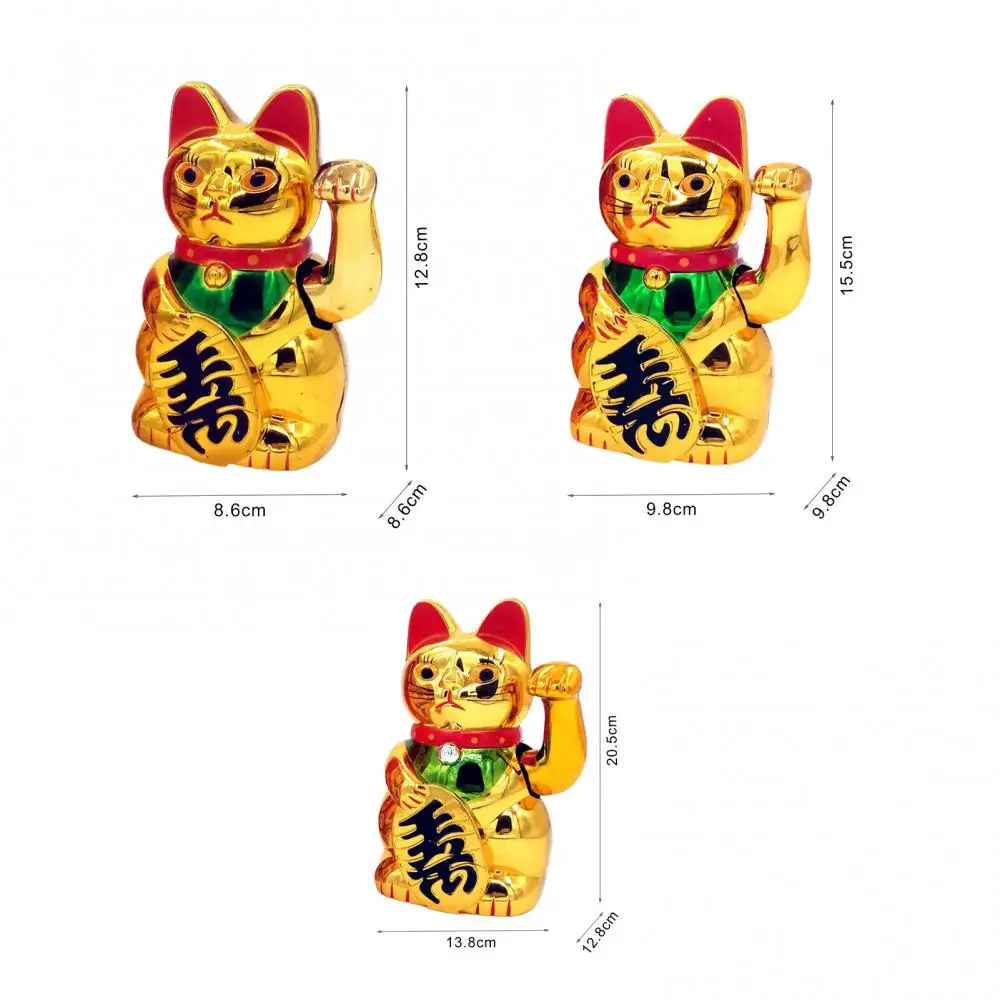 Пластиковый подарок домашний декор форма в виде кошки на удачу Золотой магазин