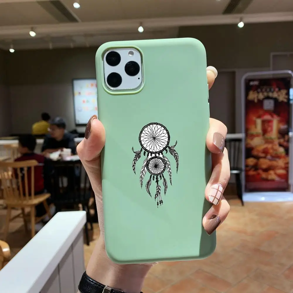 Case For iPhone se 2020 6 6s 7 8 Plus x xs xr max 11pro Silicone Soft TPU Various colors pendant series Covers c24 |
