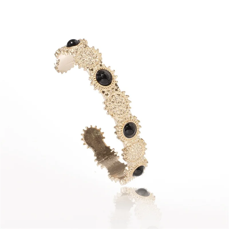 5 шт./компл. винтажные браслеты Золотая личность геометрические цветы бусины