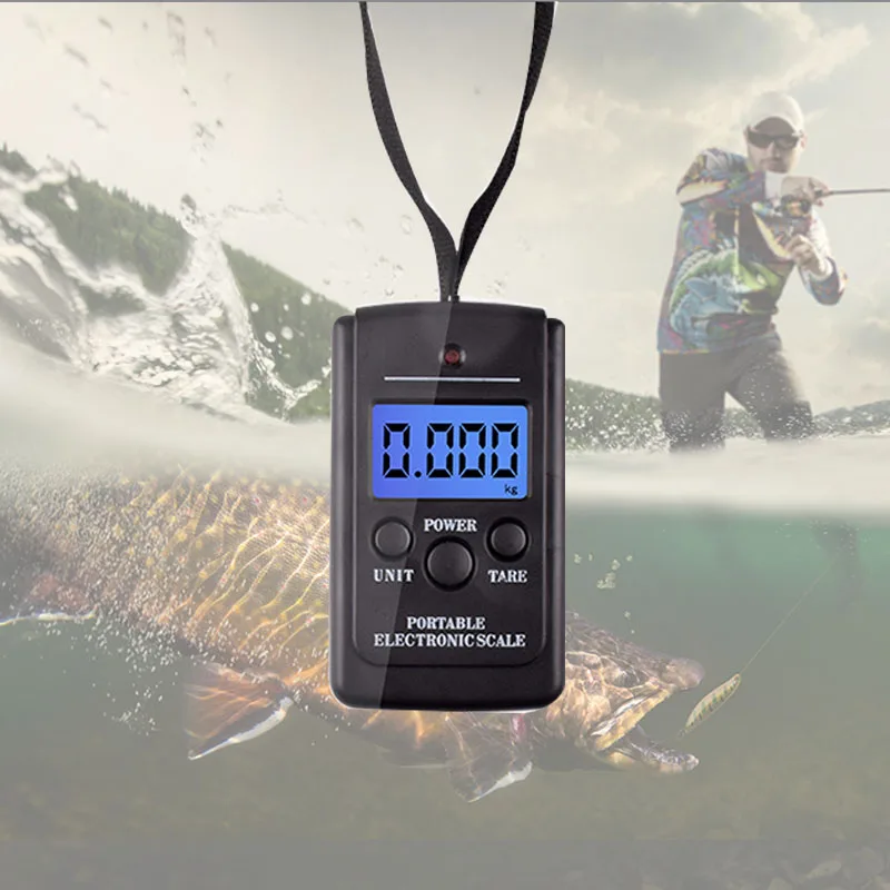 Цифровые Мини весы для рыбалки портативный прибор взвешивания веревки