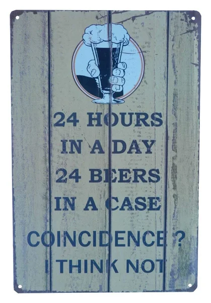 

Beer Alcohol Drinking Funny Tin Sign, Bar Pub Diner Cafe Wall Decor Home Decor Art Poster Retro Vintage