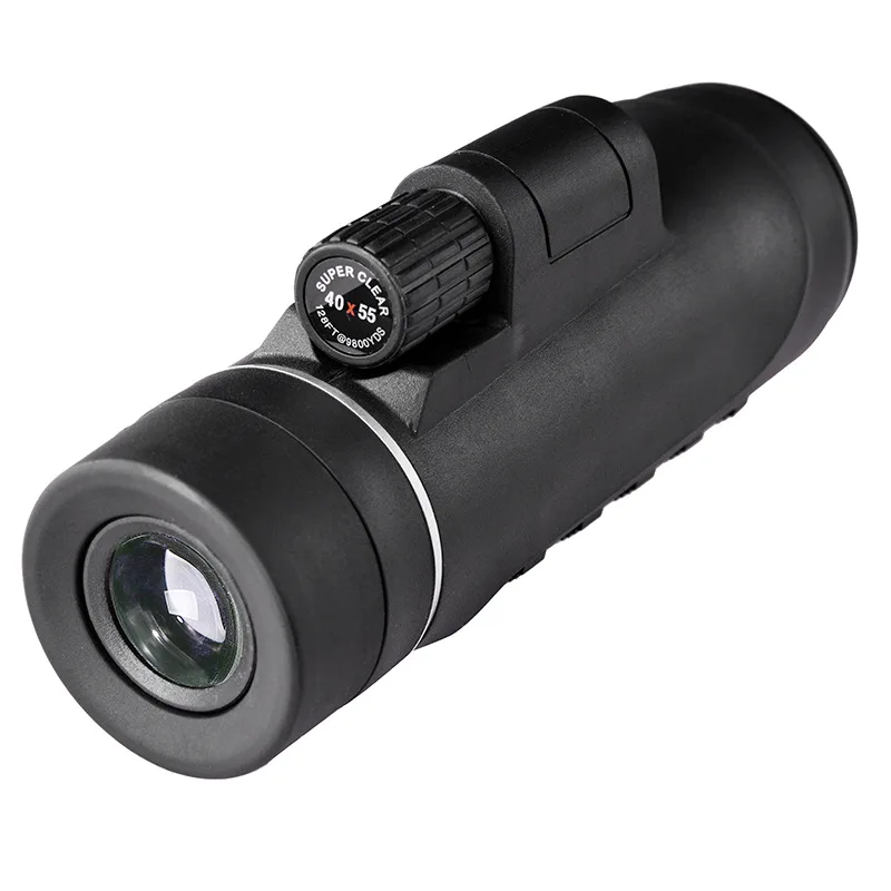 Одноцилиндровый телескоп 40X55 мощный HD монокуляр с низким уровнем освещенности