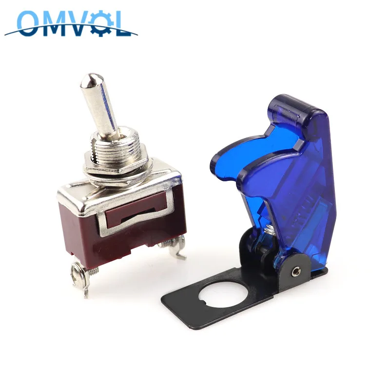 1 шт. 12 мм Переключатель ВКЛ ВЫКЛ с защитной крышкой|Выключатели| |