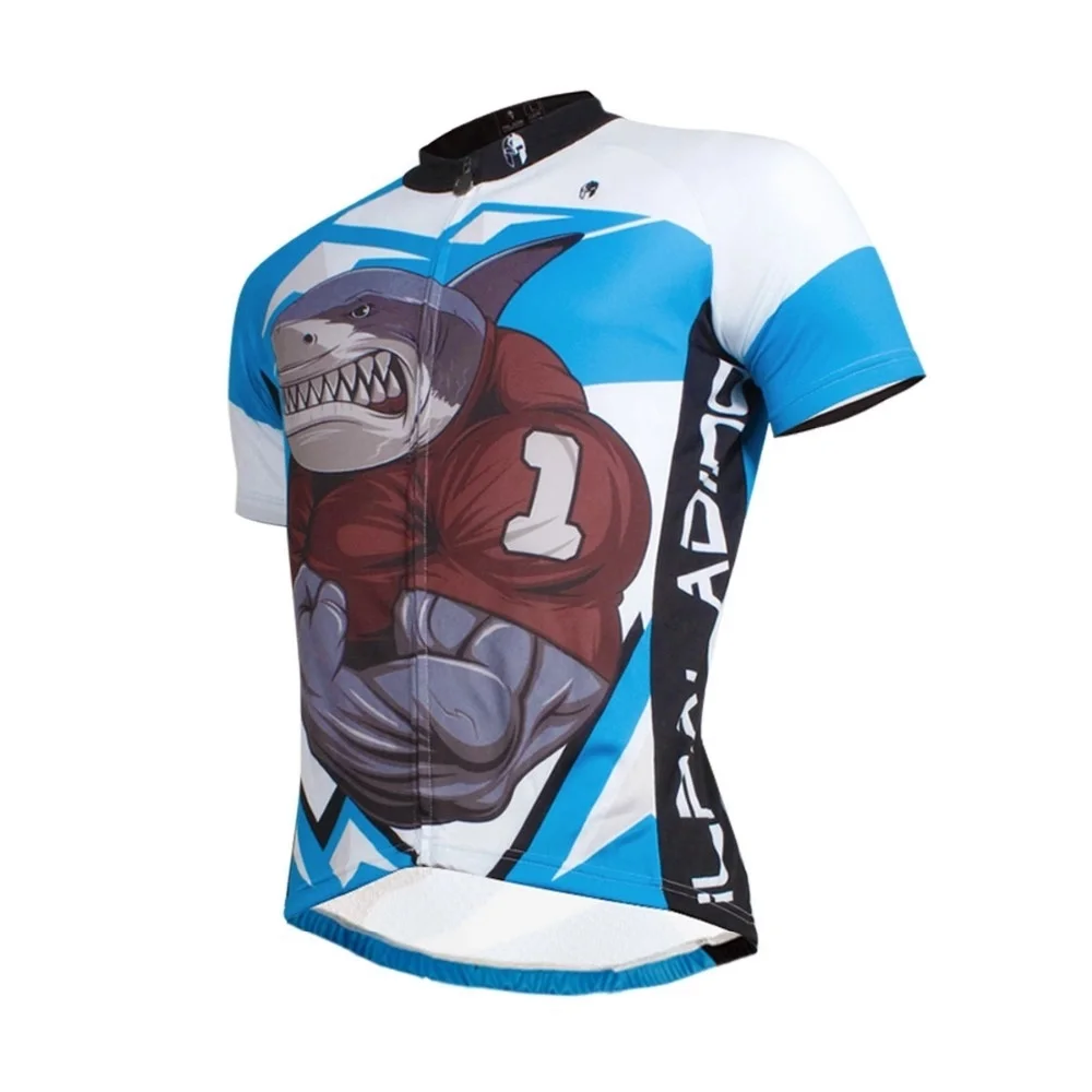 Мужская велосипедная майка SISVIP красная/белая для езды на велосипеде одежда