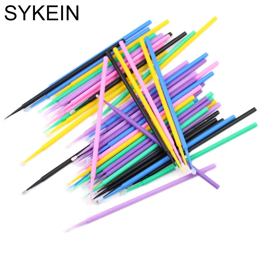 

Micro Disposable Brush 300/500/1000 PCS Eyelash Extension Cleaning Brush Professional Applicator Accessories for Makeup Supplies