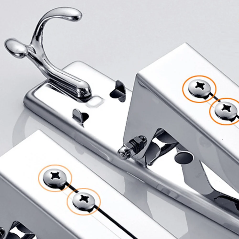 

2pcs Thicken Stainless Steel Support Frame Steel Foldable Stretch Shelf Rack Microwave Oven Wall Mount Bracket with Hook (Silver