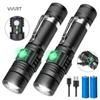 Супер светильник фонарик с зарядкой от usb, масштабируемый фонарик T6, светодиодный ручной фонарь с аккумулятором 18650, фонасветильник для кемпинга, пешего туризма, проверки