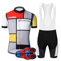 89757 2022 summer cycling short sleeve jersey and bib shorts set