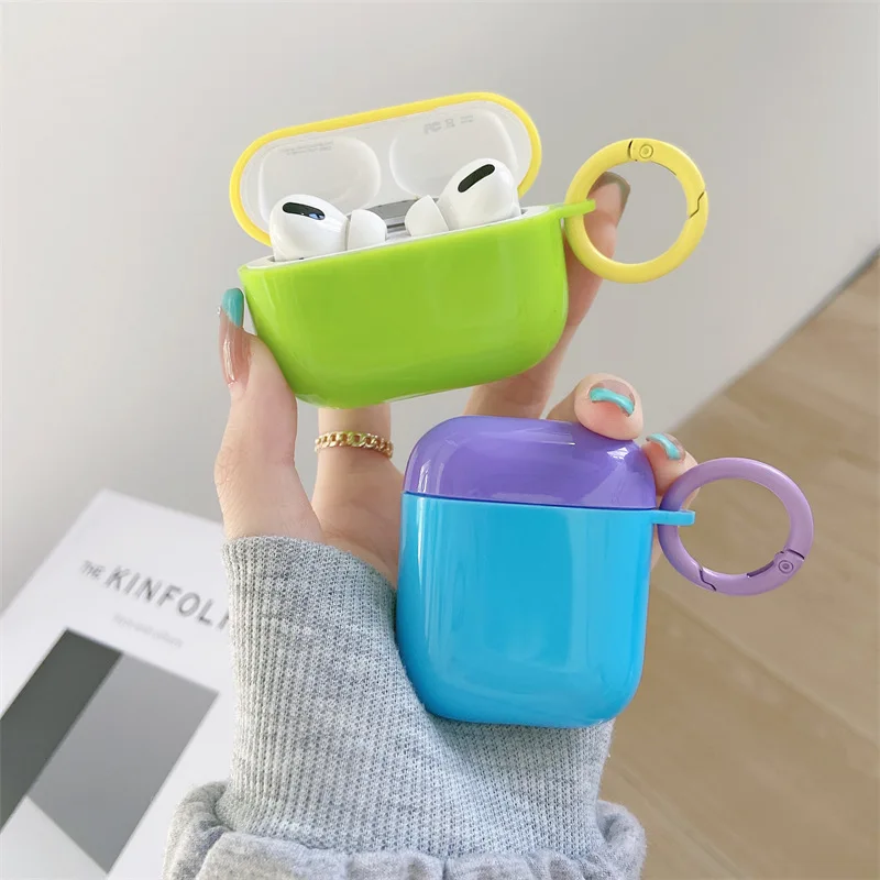 

Contract Color Candy Color Apple AirPods 1 / 2 / 3 Pro Case Cover iPhone Earbuds Accessories Airpod Case Air Pods Case