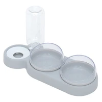 three cat bowl set double food bowl double bowl of wet and dry food automatic water bottle for small medium dogs