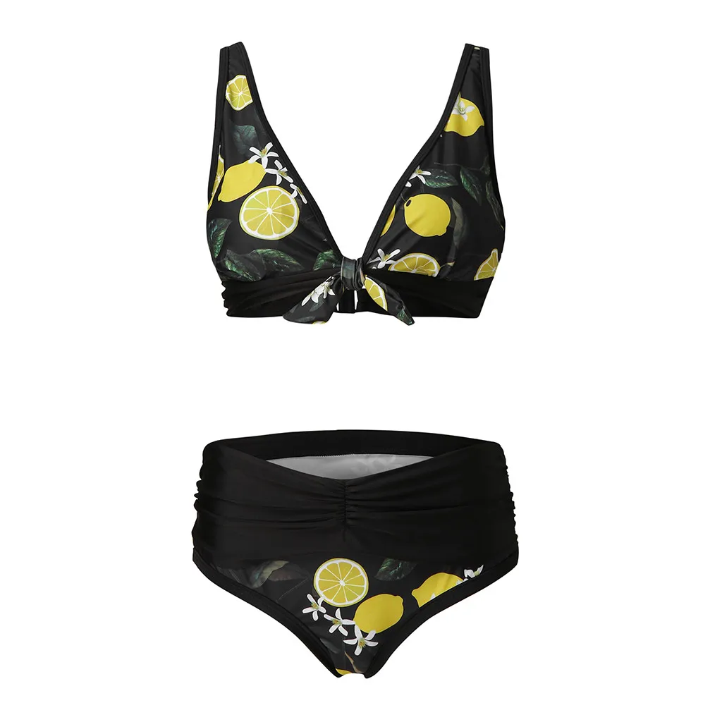 SAGACE женские купальники бикини 2020 сексуальные с фруктовым принтом Раздельный