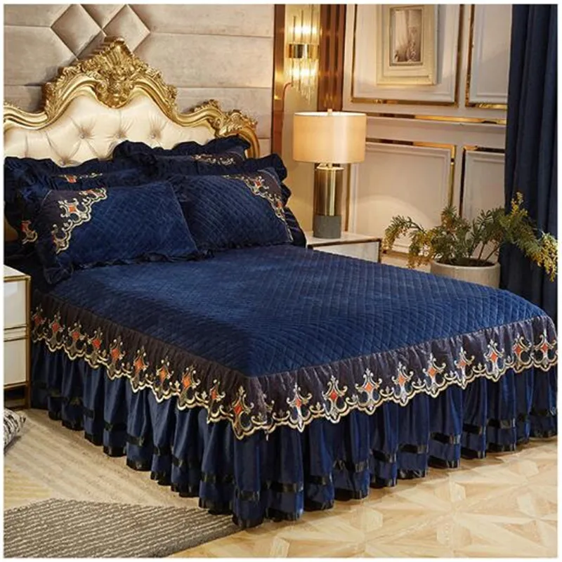 Покрывало на кровать из хрустального флиса стеганое покрывало кружевное