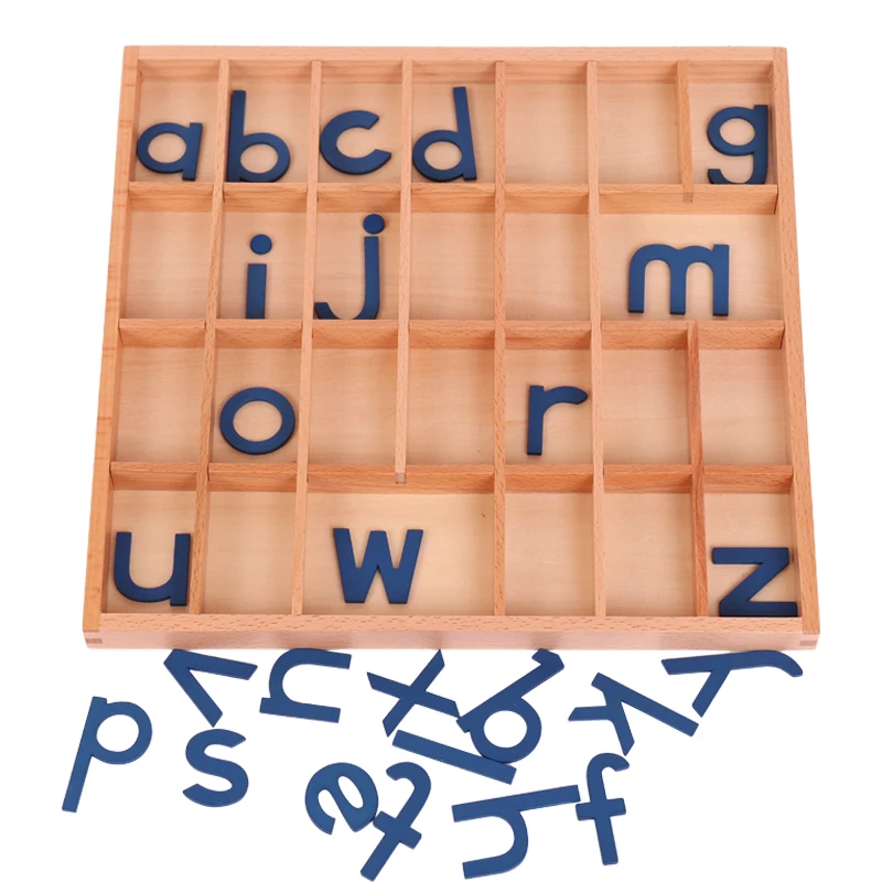 Монтессори языковой материал подвижный алфавит коробка игрушки для 3 лет