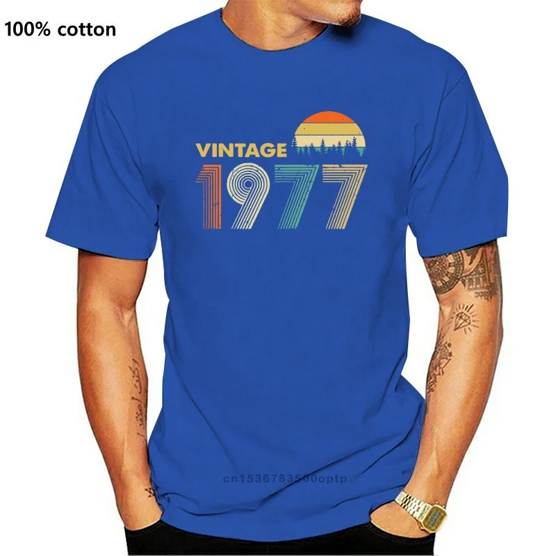 

New Vintage 1977 Black Tshirt M 6Xl
