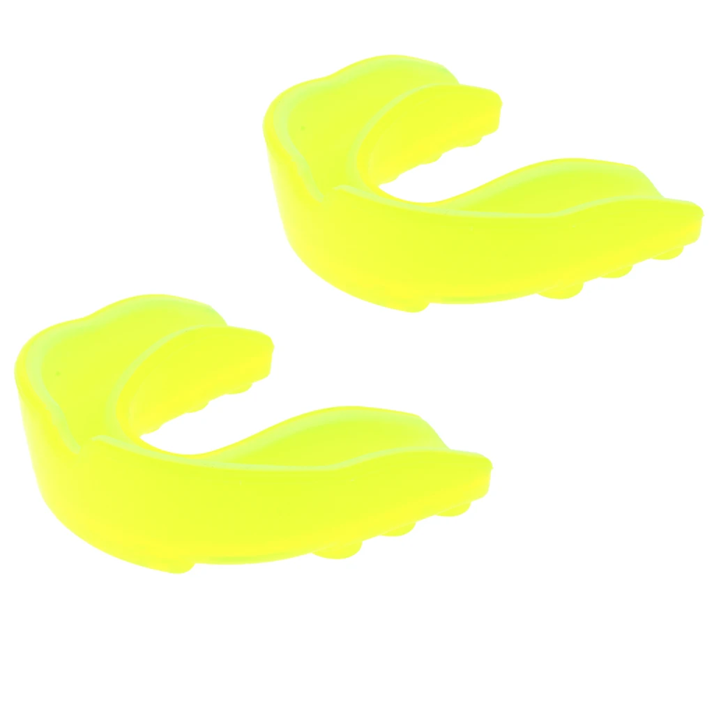 2 шт. резиновая защита для рта бокс ММА регби кикбоксинг тормозов взрослый