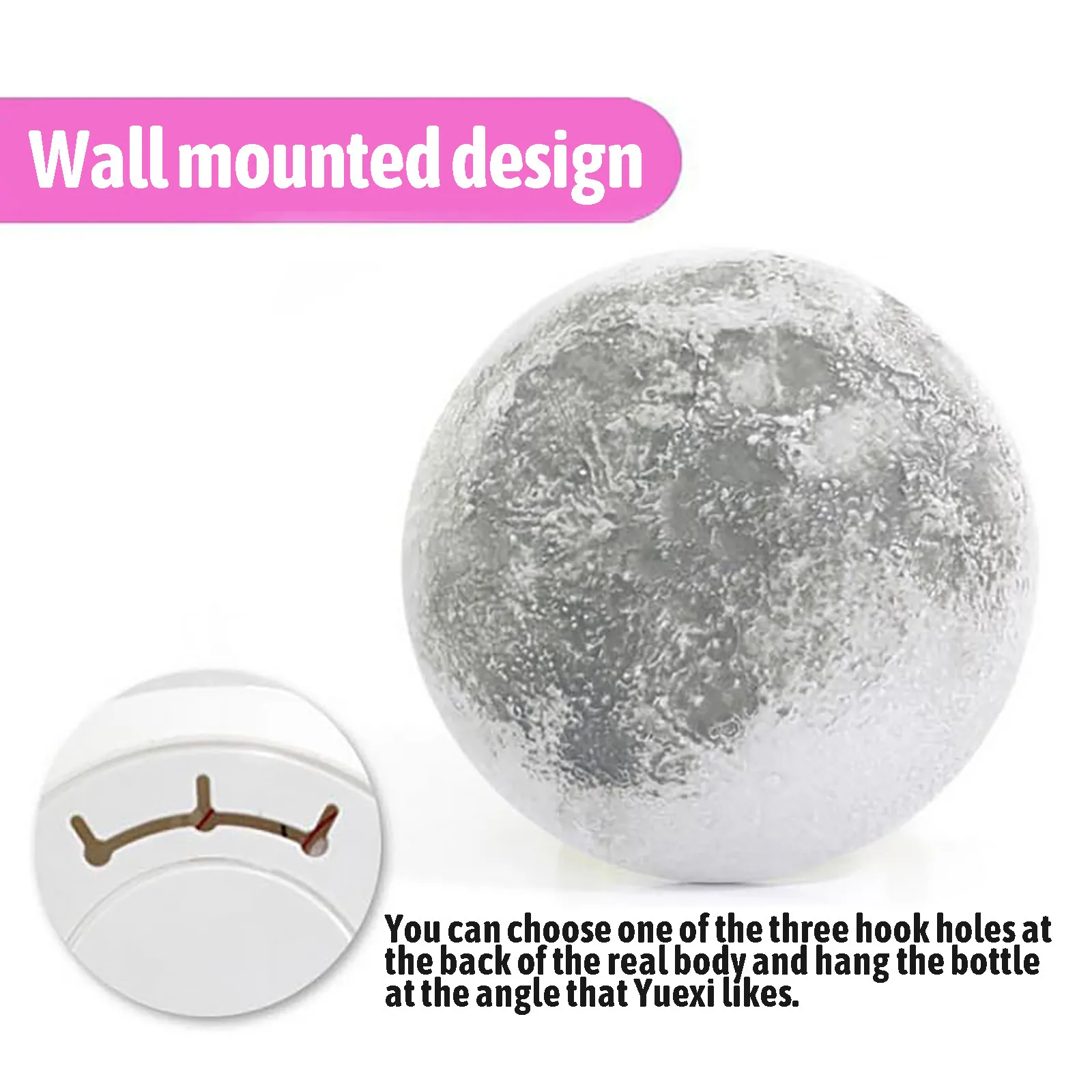 

Creative romantic moon light moon light wall lamp night light exquisite romantic moon light wall lamp night light children