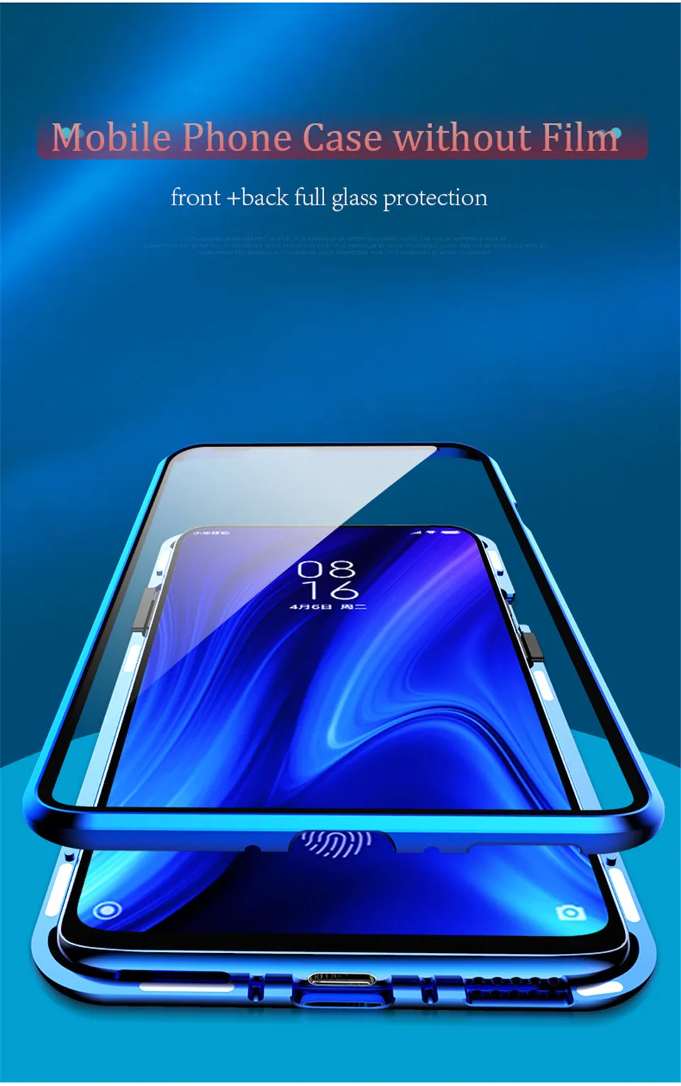 Двухстороннее защитное стекло с магнитной абсорбцией 360 для Xiaomi mi 9T 9TPro чехол для телефона полное покрытие Xiao mi 9T mi 9T Pro mi 9TPro Fundas