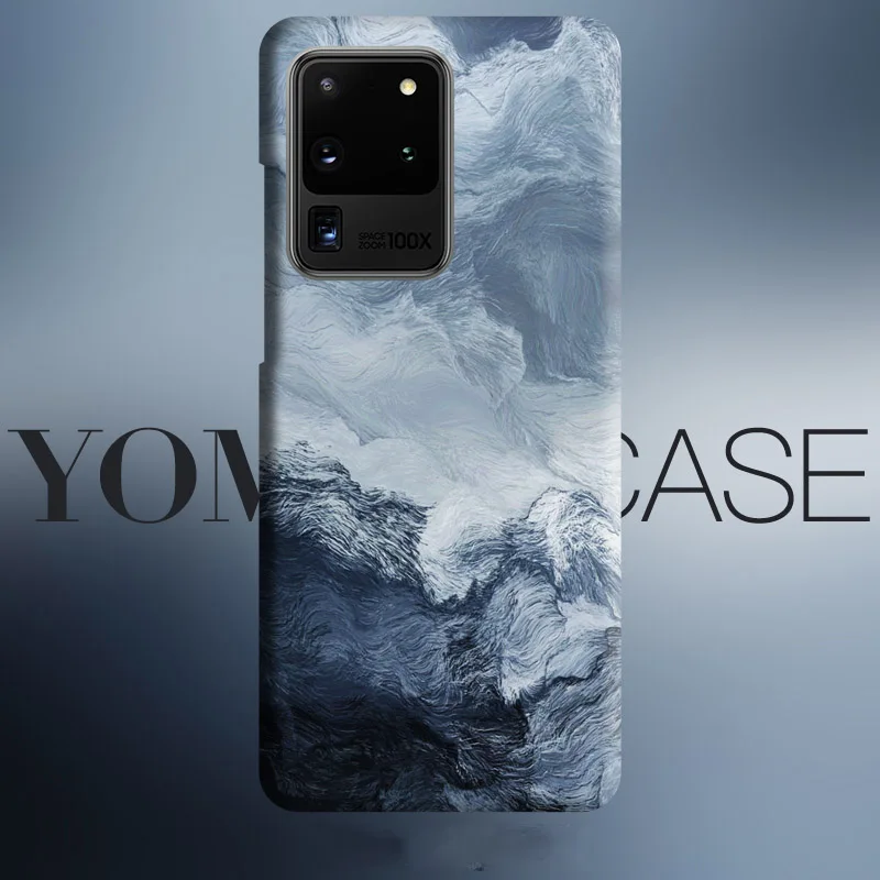 Чехол с абстрактными волнами и морским рисунком для Samsung Galaxy S20 Plus S10 S10e Note 10 9 чехол