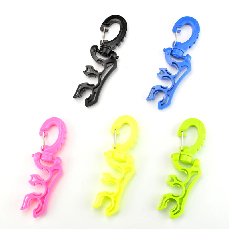 

Breathing Regulator Shackle Scuba Diving Regulator BCD Hose Holder With Fixing Clip Buckle Hook Snorkeling Tools Accessories