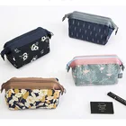 Модные дорожные сумки для косметики с фламинго, косметичка на молнии, водонепроницаемый органайзер для макияжа, чехол для набора косметических принадлежностей