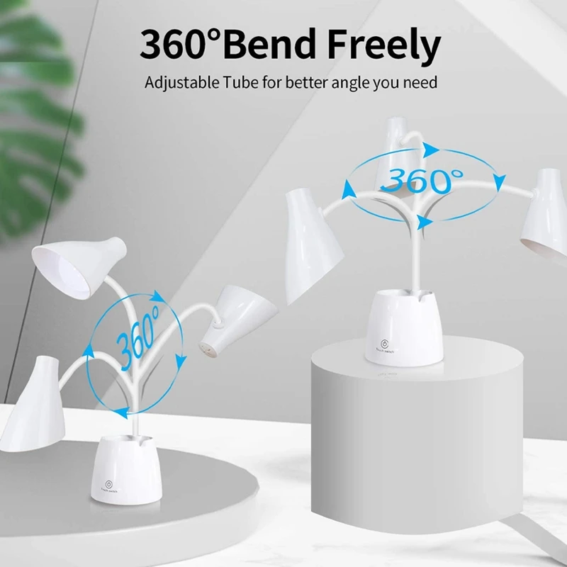 Настольная лампа Перезаряжаемые энергосберегающие лампы для чтения книги