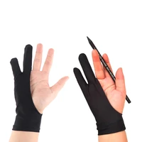 2 pcs finger anti fouling gloves for artist drawing pen graphic tablet pad