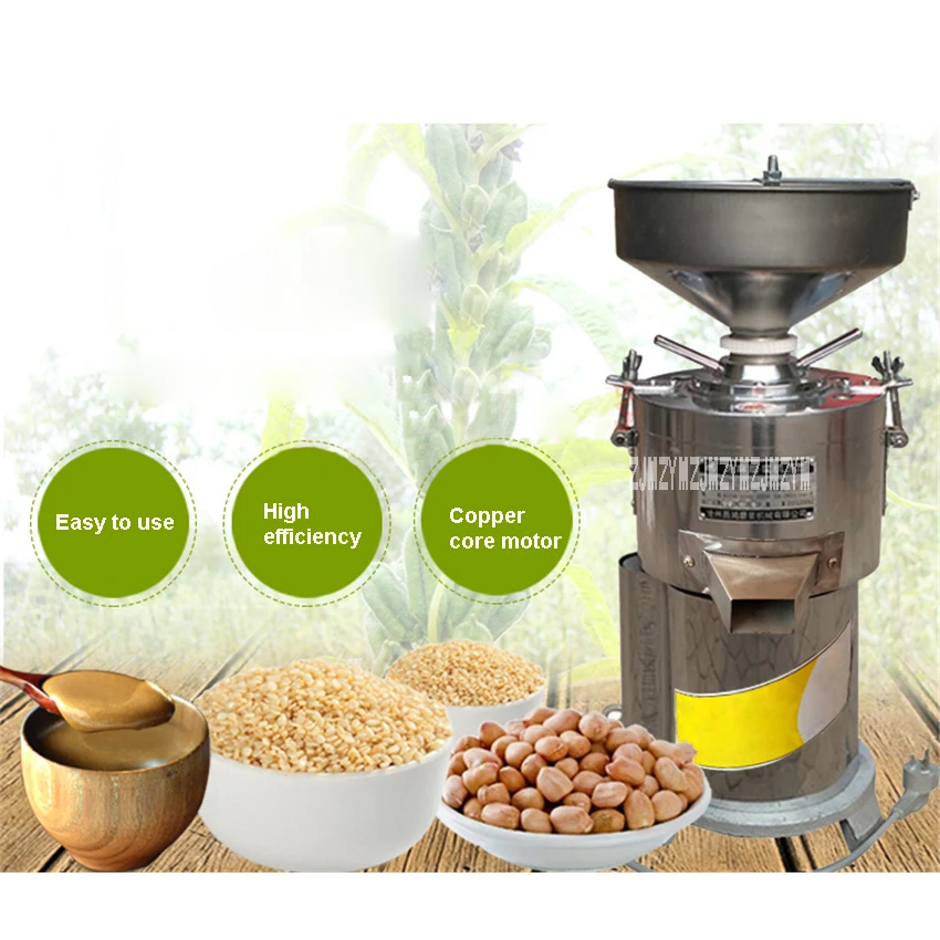 

DM100 Multi-functional Electric Grinder Commercial Stainless Steel Grinding Machine Small Household Grinder 220V 1100W 2800rpm