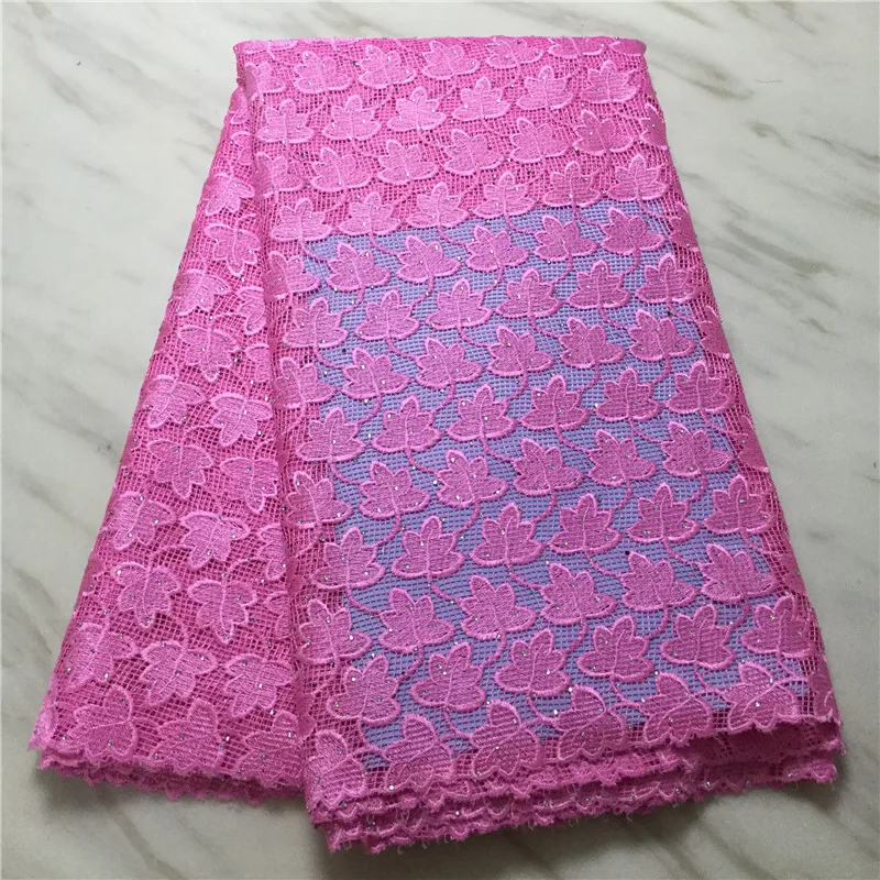 Белая кружевная ткань с камнями гипюр 2020 Свадебное кружево высокого качества 5