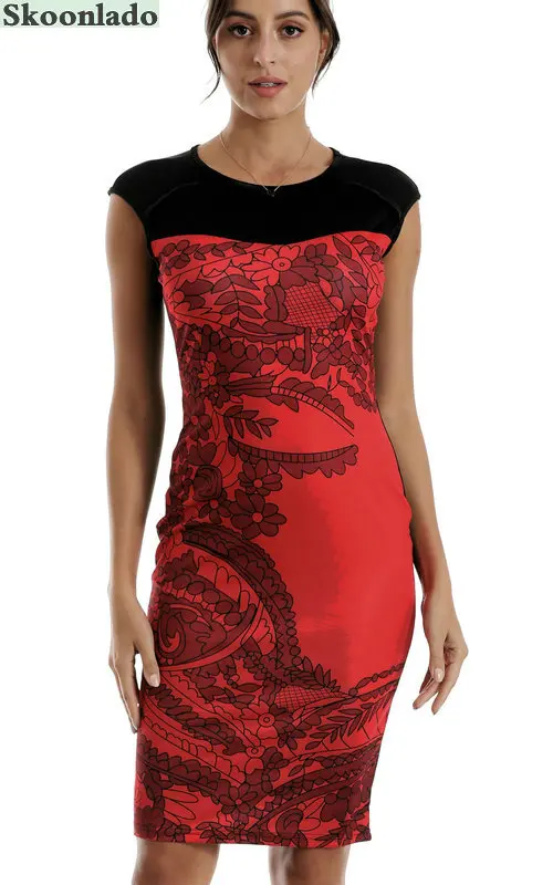 Женское платье карандаш без рукавов приталенное офисное миди оригинального