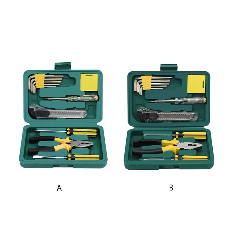 

2021 New Style Hot Sale Small Hardware Set Household Repair 11 Piece Set Gift Customized Toolbox Creative household items