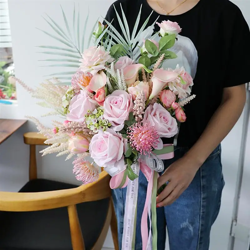 

Wedding Bridal Rose Bouquets Delicate Bridal Bouquets Beautiful Bridal Bouquets